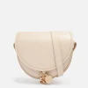 Shoulder Bags*See By Chloe Women's Small Mara Saddle Bag - Cement Beige