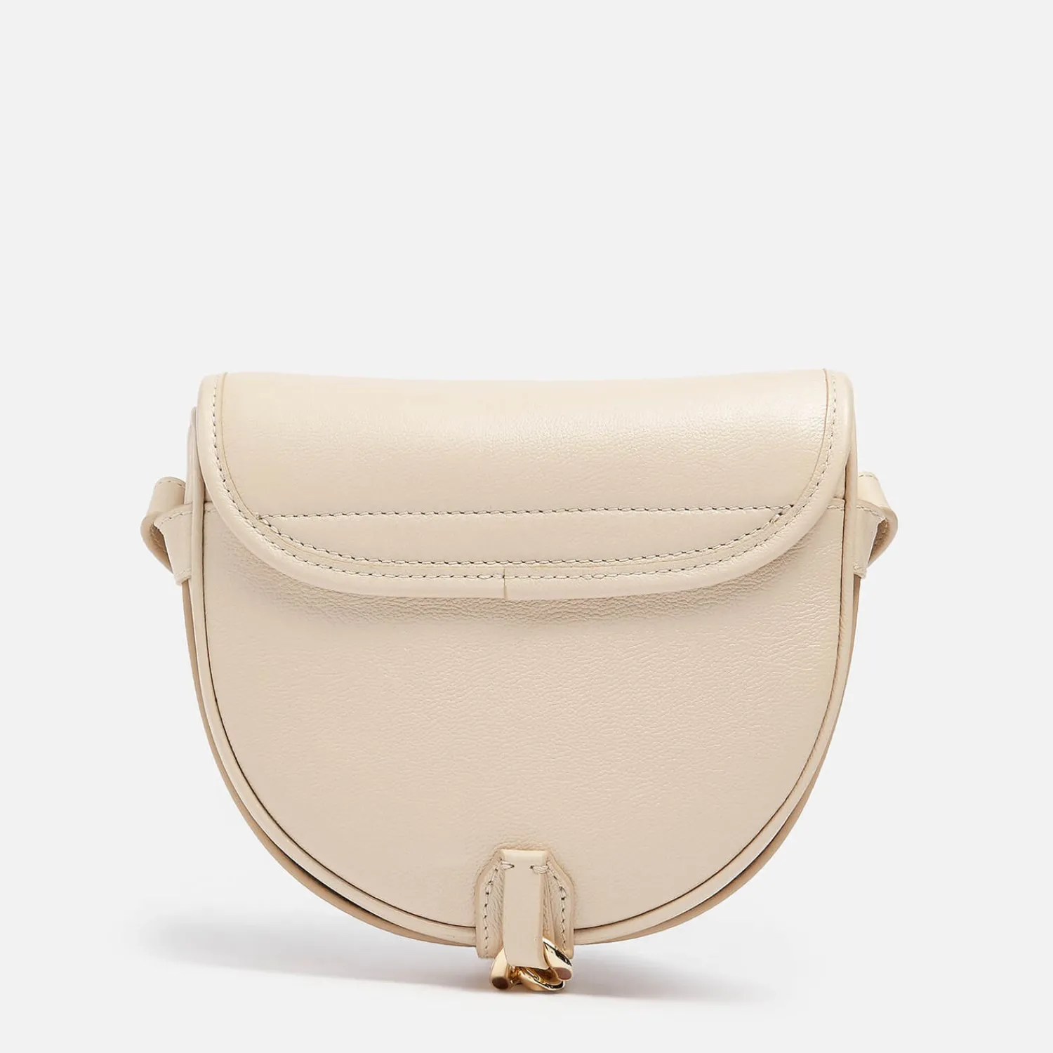 Shoulder Bags*See By Chloe Women's Small Mara Saddle Bag - Cement Beige