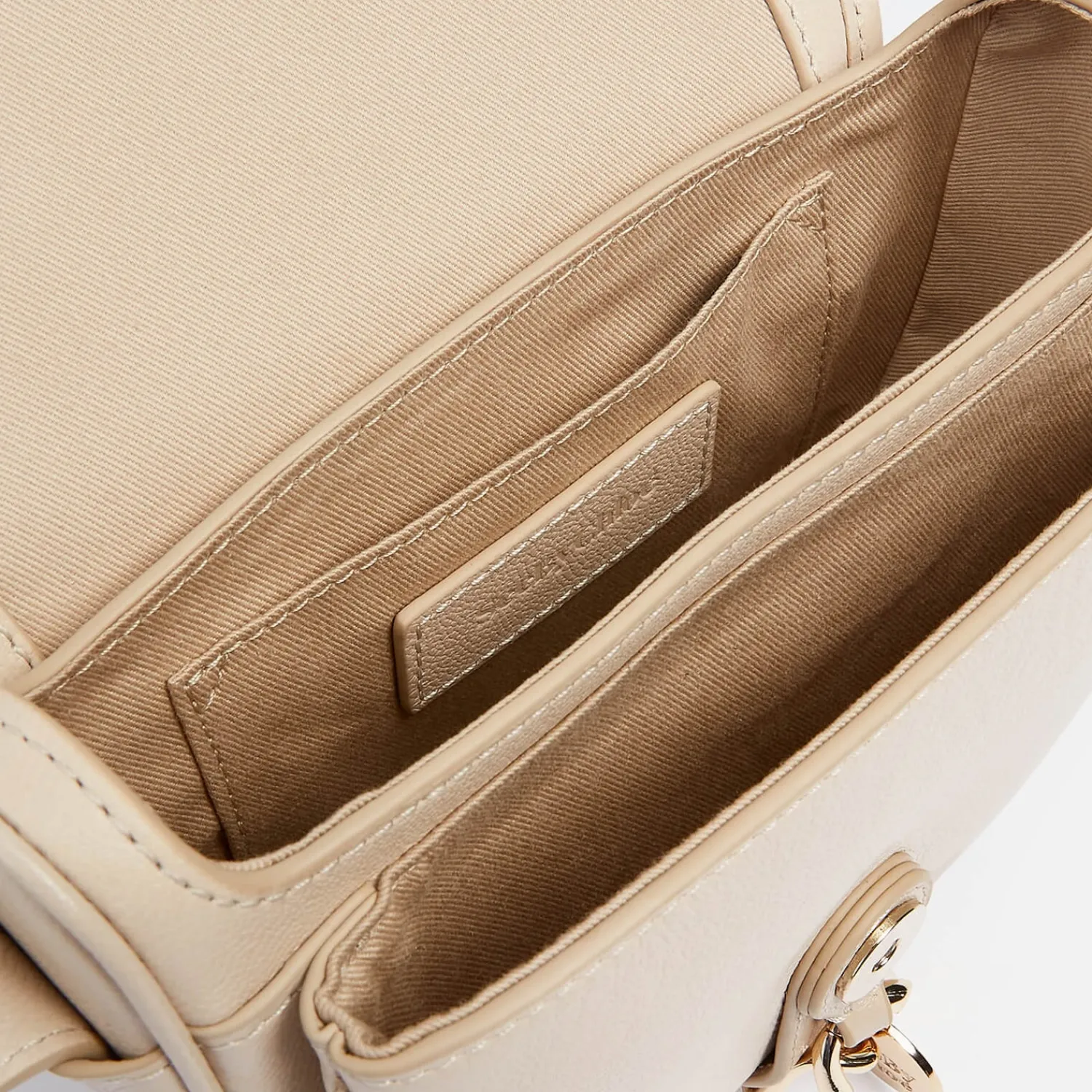 Shoulder Bags*See By Chloe Women's Small Mara Saddle Bag - Cement Beige