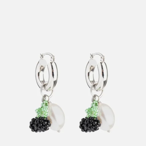 Jewellery Sets*Shrimps Jagger Silver-Tonefaux Pearl And Glass Hoop Earrings