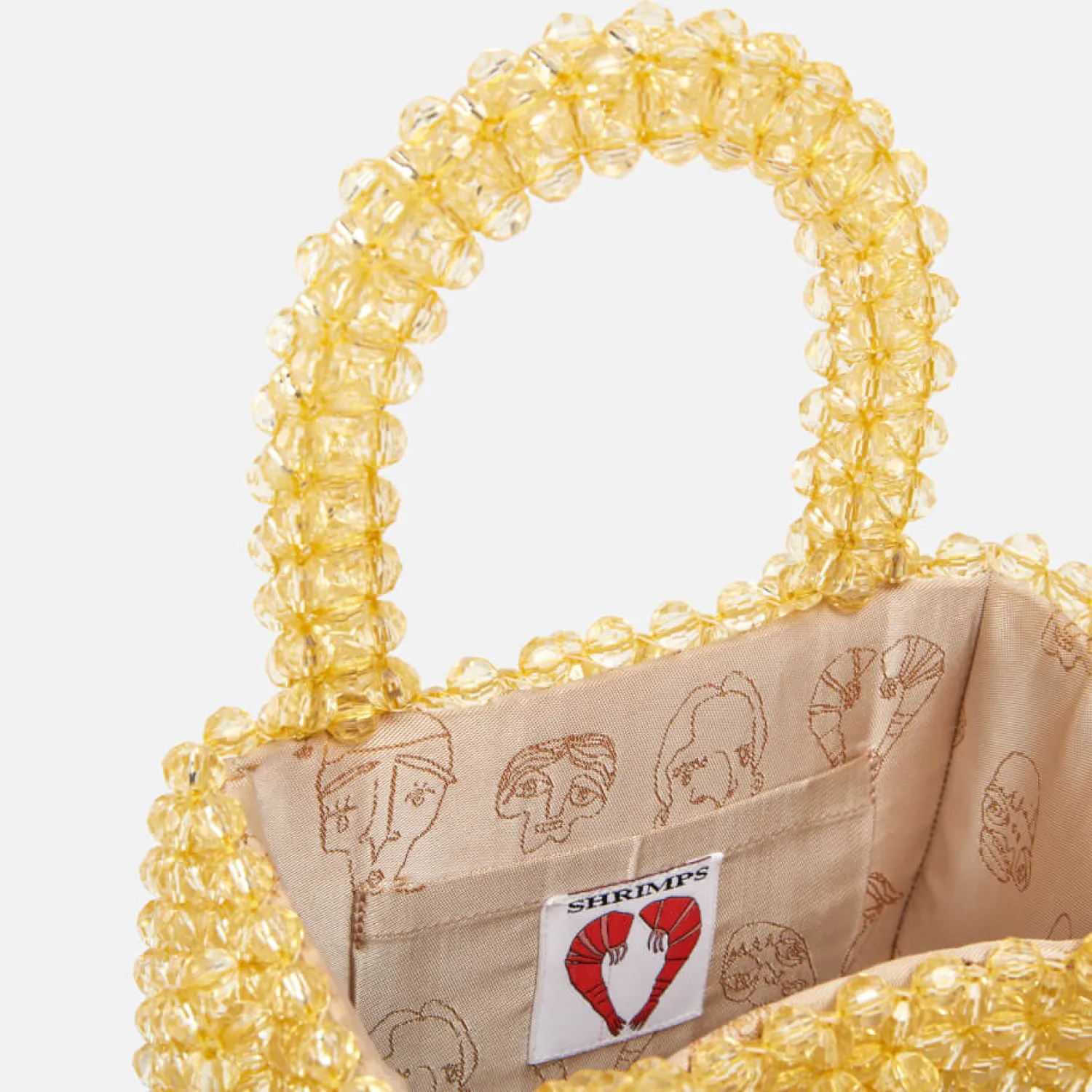 Mini Bags*Shrimps Mini Antonia Beaded Tote Bag