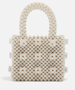 Mini Bags*Shrimps Mini Antonia Faux Pearl Tote Bag