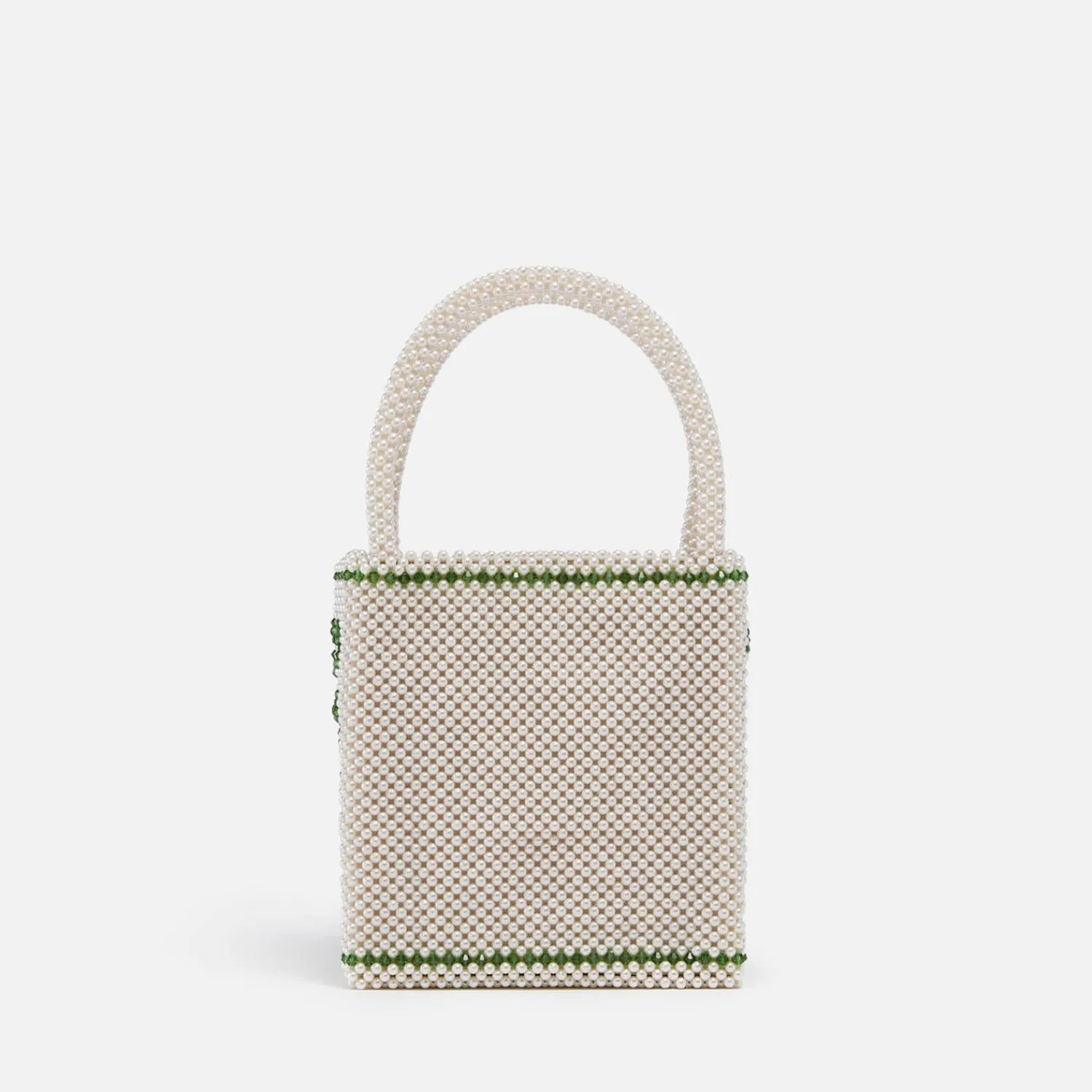 Tote Bags*Shrimps Palma Faux Pearl And Beaded Bag