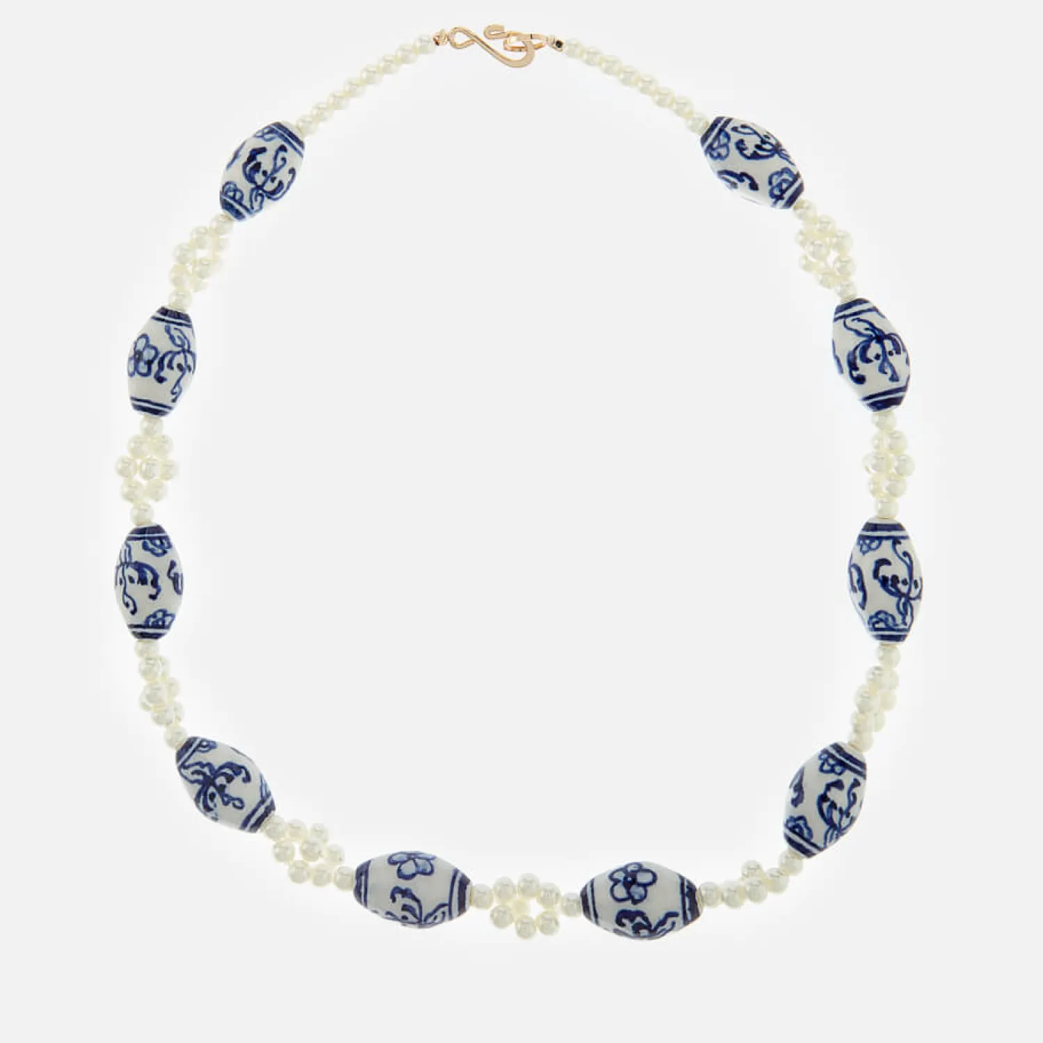Necklaces*Shrimps Women's Joline Necklace - Cream/Blue