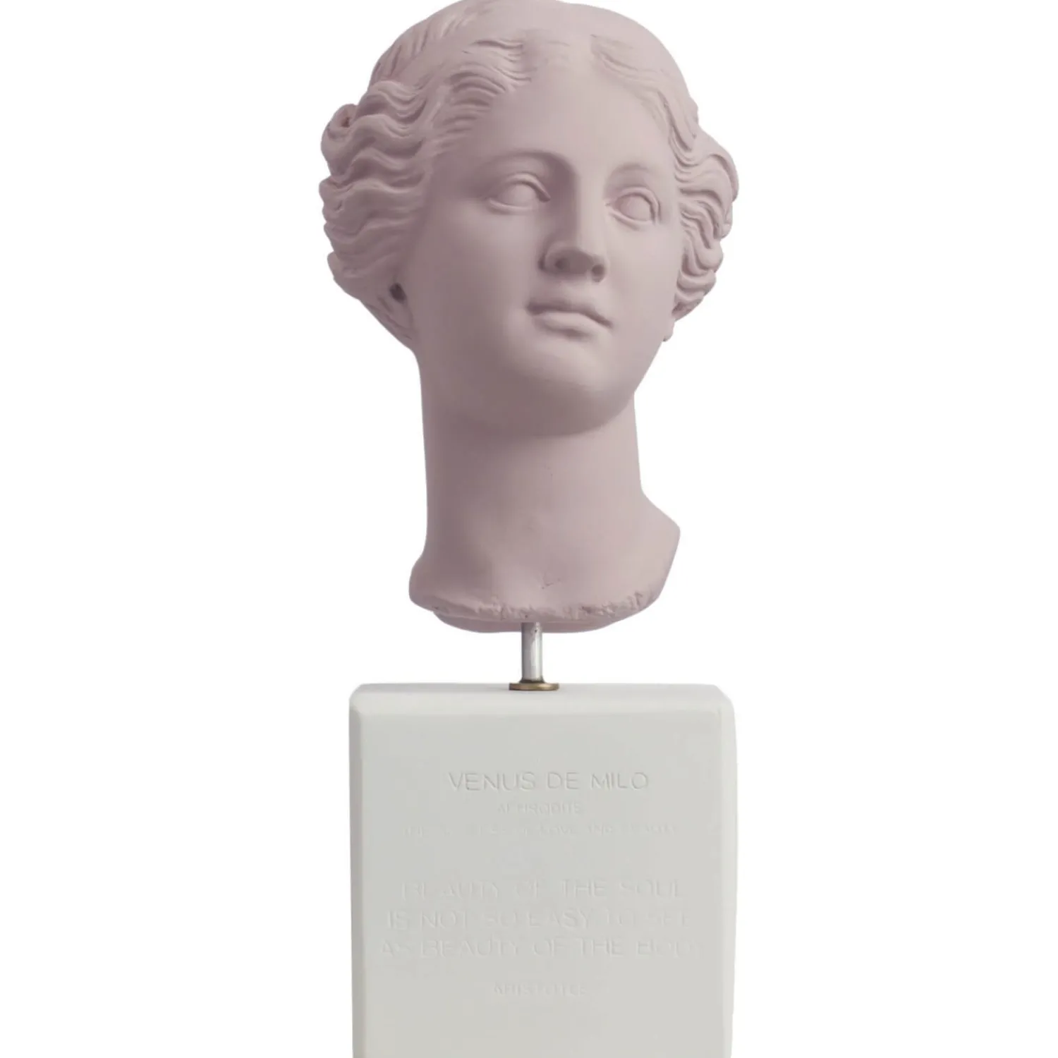 Home Accessories*Sophia Enjoy Thinking Venus Head Statue - - Medium Powder Pink