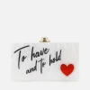 Clutch Bags*Sophia Webster Cleo To Have And To Hold Acrylic Clutch
