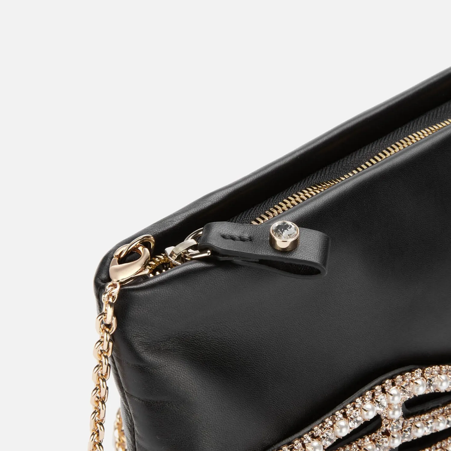 Clutch Bags*Sophia Webster Women's Flossy Crystal Clutch - Black & Pearl