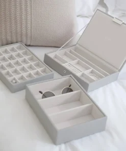 Jewellery Stands & Boxes*Stackers Classic 3 Set Jewellery Box - Pebble Grey