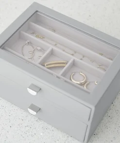 Jewellery Stands & Boxes*Stackers Classic 2 Set Jewellery Drawers - Pebble Grey