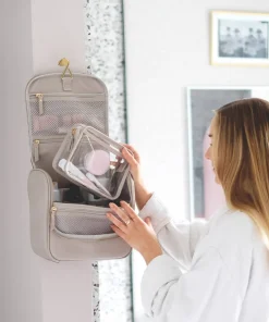 Jewellery Stands & Boxes*Stackers Hanging Washbag - Taupe