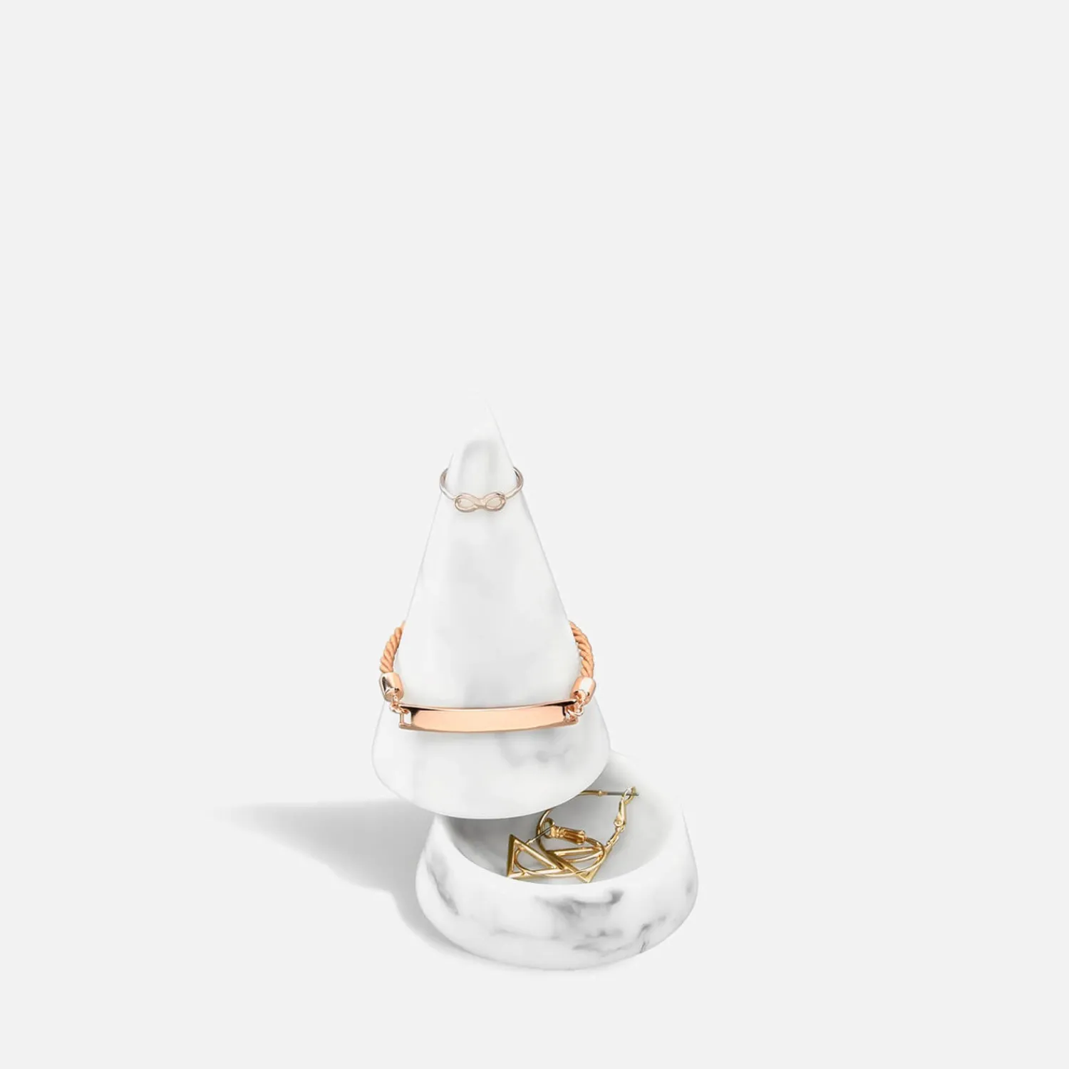 Jewellery Stands & Boxes*Stackers Marble Effect Jewellery Cone - Large
