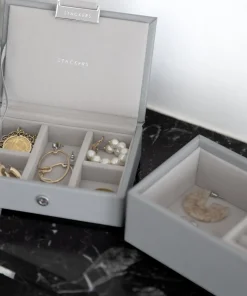 Jewellery Stands & Boxes*Stackers Micro 2 Set Jewellery Box - Pebble Grey