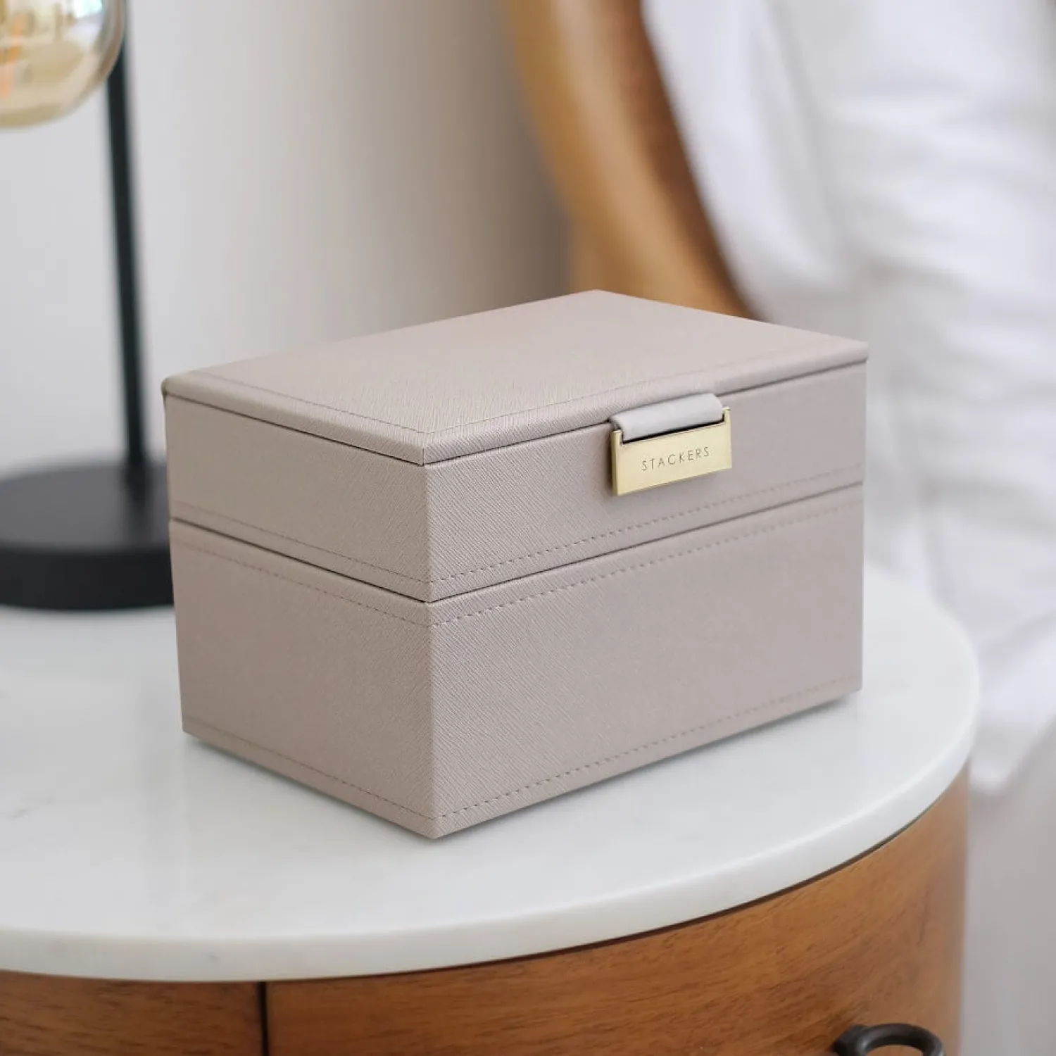 Jewellery Stands & Boxes*Stackers Mini 2 Set Jewellery Box - Taupe