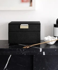 Jewellery Stands & Boxes*Stackers Mini 2 Set Jewellery Box - Black