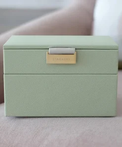 Jewellery Stands & Boxes*Stackers Mini 2 Set Jewellery Box - Sage