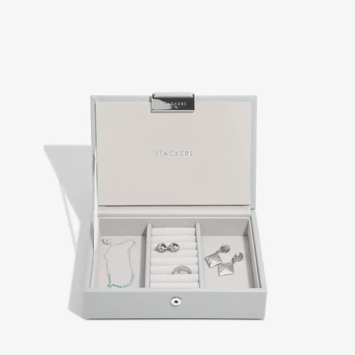 Jewellery Stands & Boxes*Stackers Mini 2 Set Jewellery Box - Pebble Grey