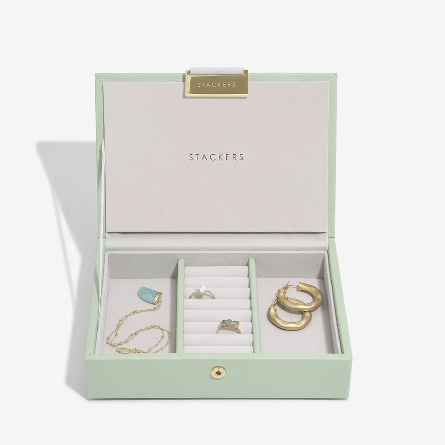 Jewellery Stands & Boxes*Stackers Mini 2 Set Jewellery Box - Sage