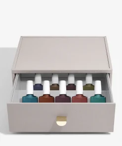 Jewellery Stands & Boxes*Stackers Nail Polish Drawer - Taupe