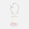 Jewellery Stands & Boxes*Stackers Rose Quartz Effect 5 Hook Face Jewellery Stand