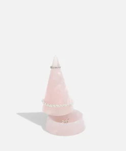 Jewellery Stands & Boxes*Stackers Rose Quartz Effect Jewellery Cone - Large