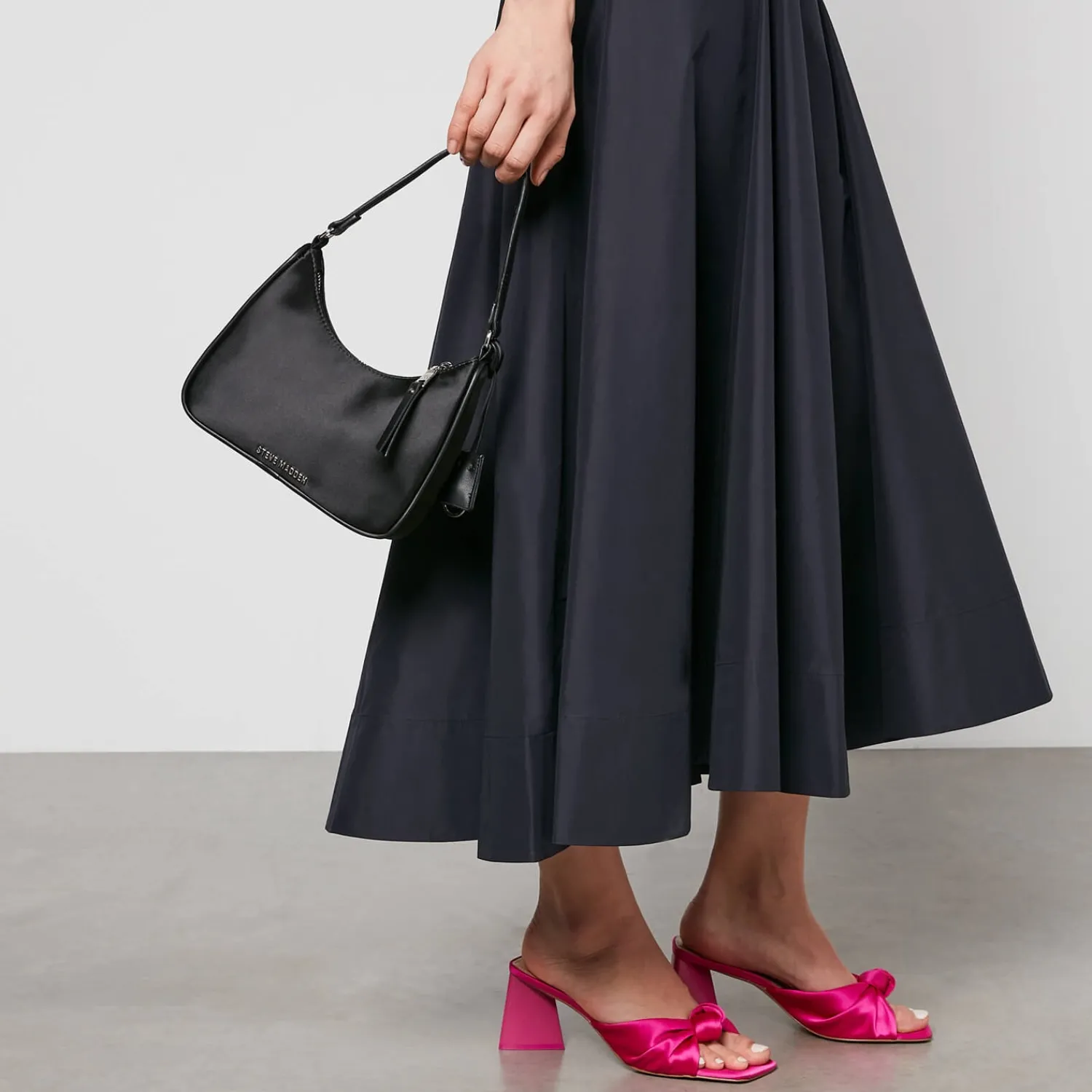 Shoulder Bags*Steve Madden Bglide Satin Shoulder Bag