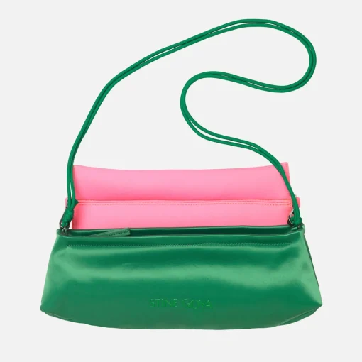Clutch Bags*Stine Goya Trapeze Satin-Feel Clutch Bag