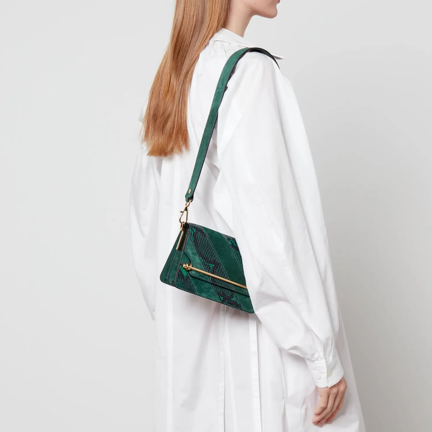 Mini Bags*Strathberry East West Mini Patchwork Leather Bag