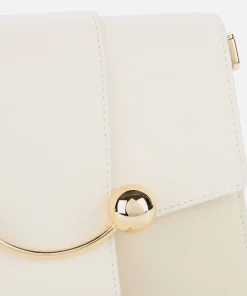 Shoulder Bags*Strathberry Women's Box Crescent Shoulder Bag - Vanilla/Diamond