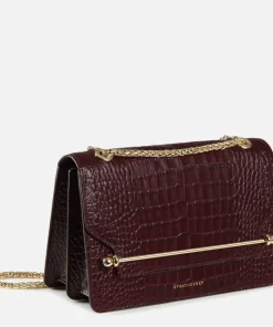 Shoulder Bags*Strathberry Women's East/West Shoulder Bag - Burgundy