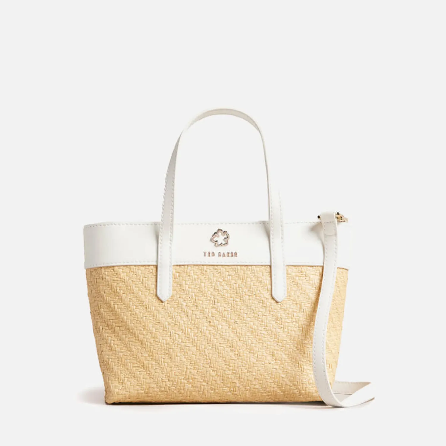 Mini Bags*Ted Baker Blesha Magnolia Raffia Mini Tote Bag