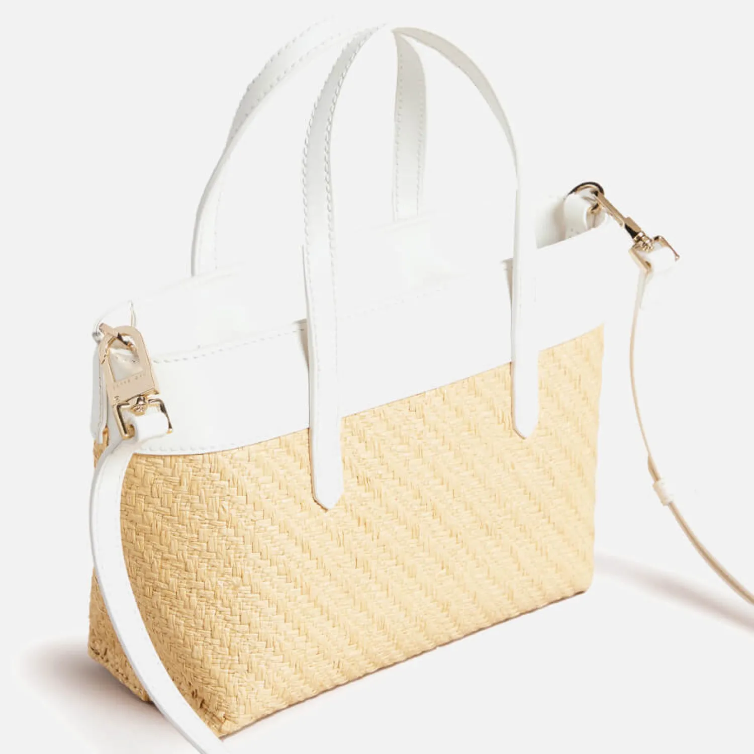 Mini Bags*Ted Baker Blesha Magnolia Raffia Mini Tote Bag