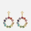 Earrings*Ted Baker Crissty Gold-Tone Hoop Drop Earrings