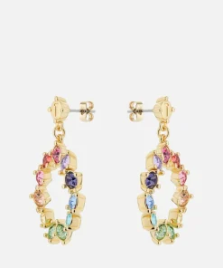 Earrings*Ted Baker Crissty Gold-Tone Hoop Drop Earrings