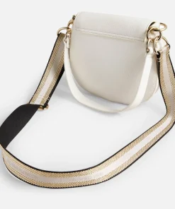 Satchels*Ted Baker Daliai Leather Branded Webbing Satchel Cross Body Bag