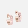Earrings*Ted Baker Emrie Heart Rose Gold-Tone Hoop Earrings