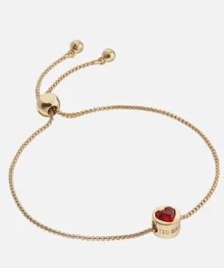 Bracelets & Bangles*Ted Baker Harock Heart Gold-Tone Bracelet