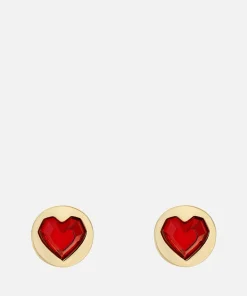 Earrings*Ted Baker Heartan Gold-Tone Crystal Earrings
