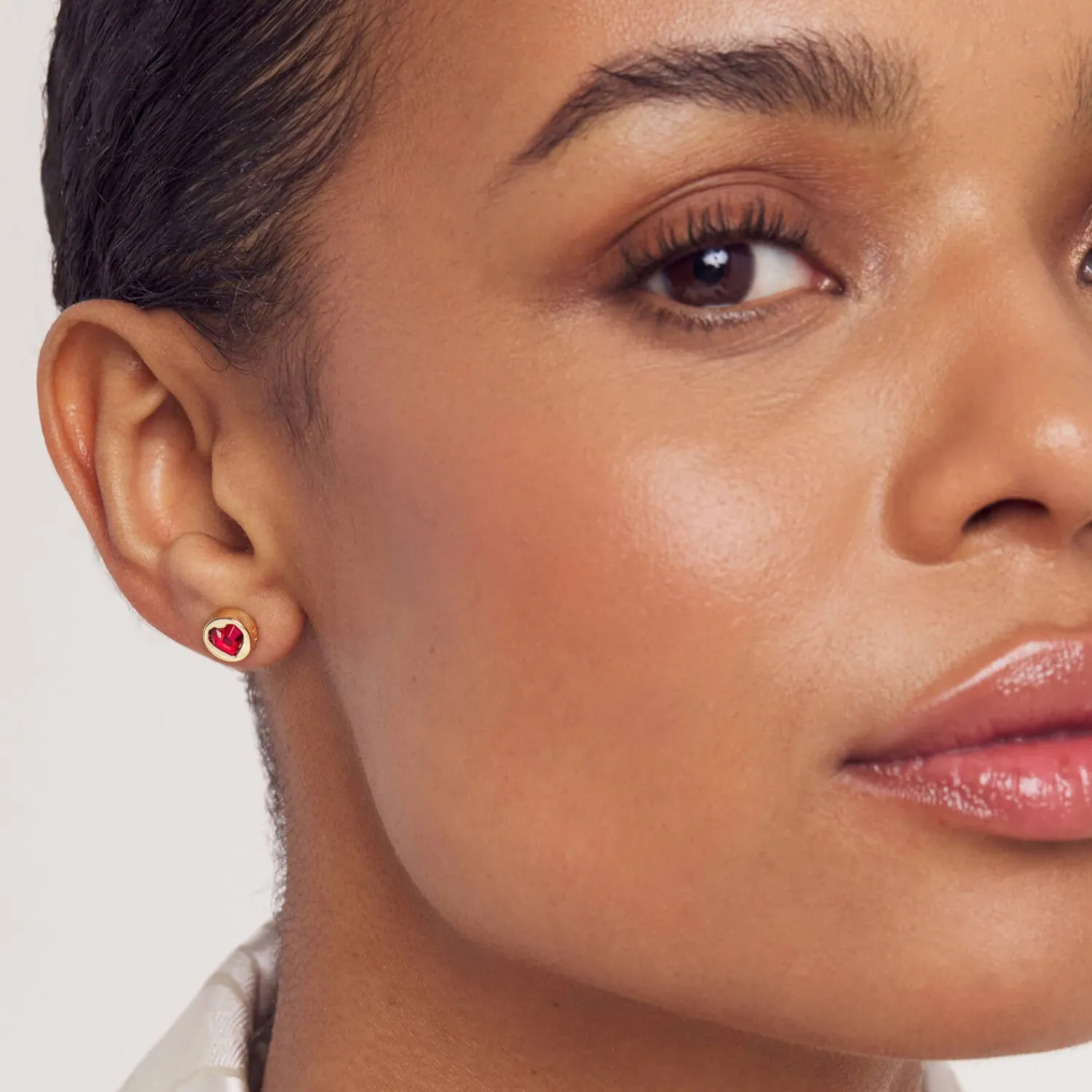 Earrings*Ted Baker Heartan Gold-Tone Crystal Earrings