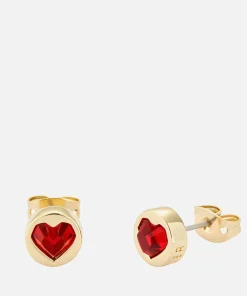 Earrings*Ted Baker Heartan Gold-Tone Crystal Earrings