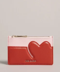 Purses And Cardholders*Ted Baker Huni Two-Tone Heart Leather Purse