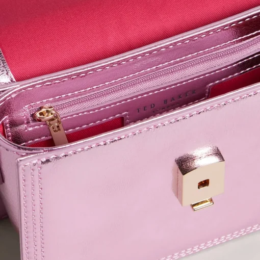 Crossbody Bags*Ted Baker Libbe Metallic Chain Leather Bag