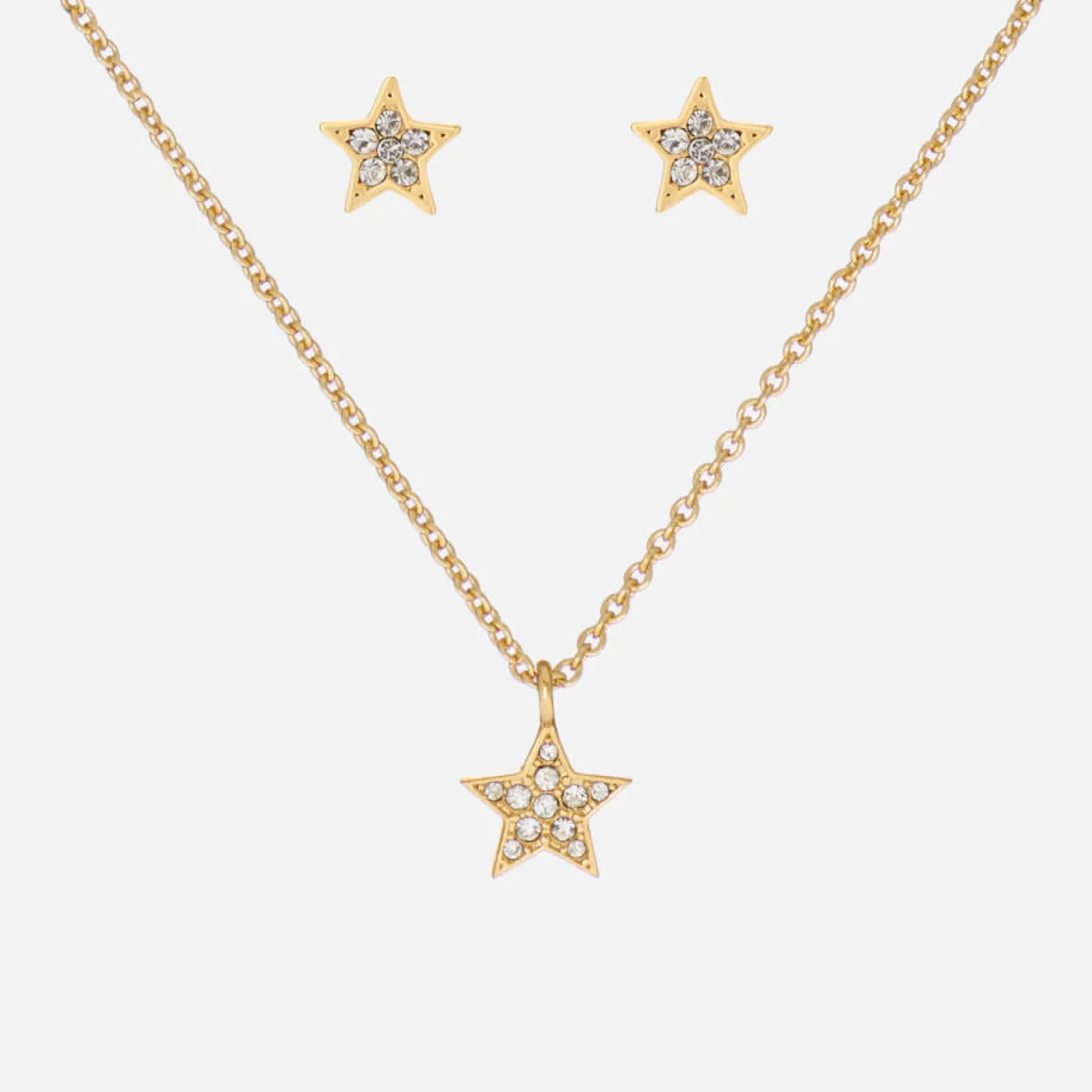 Earrings*Ted Baker Saskiya Gold-Tone Necklace And Stud Earrings Set