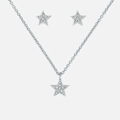 Necklaces*Ted Baker Saskiya Silver-Tone Necklace And Stud Earrings Set