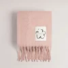 Hats Scarves & Gloves*Ted Baker Tiba Long Tassel Oversized Knit Scarf