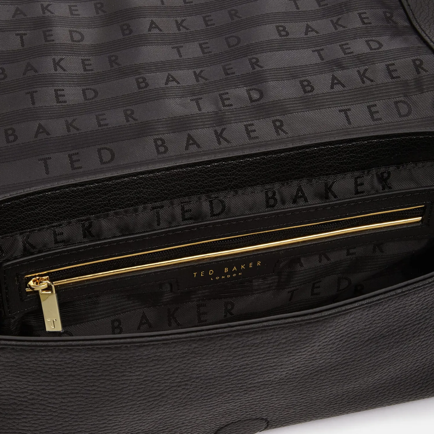 Shoulder Bags*Ted Baker Women's Ammie Branded Webbing Strap Box Shoulder Bag - Jet-Black