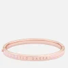 Bracelets & Bangles*Ted Baker Women's Elliee Enamel Heart Bangle - Rose Gold/Pink