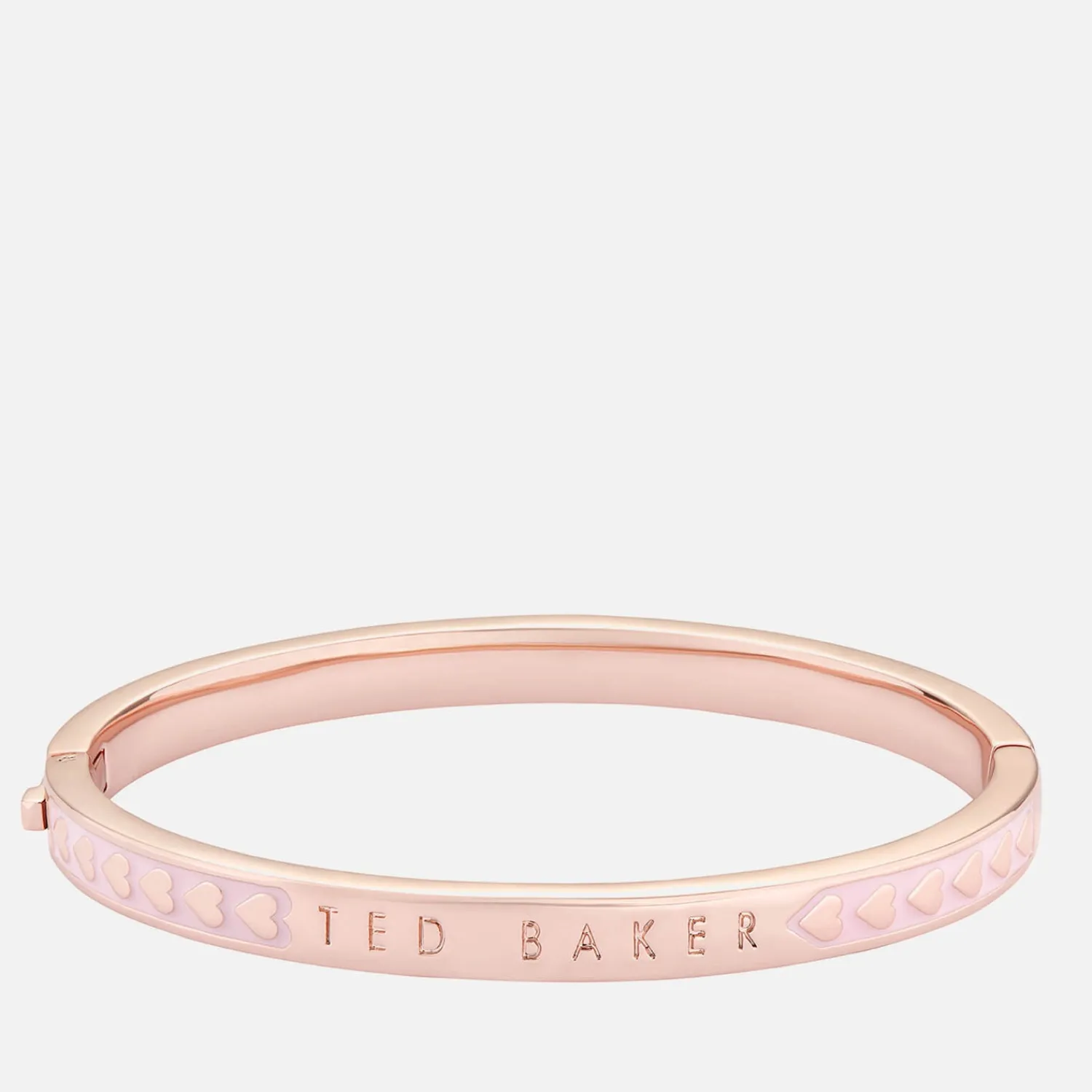 Bracelets & Bangles*Ted Baker Women's Elliee Enamel Heart Bangle - Rose Gold/Pink