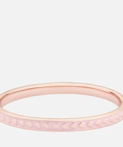 Bracelets & Bangles*Ted Baker Women's Elliee Enamel Heart Bangle - Rose Gold/Pink
