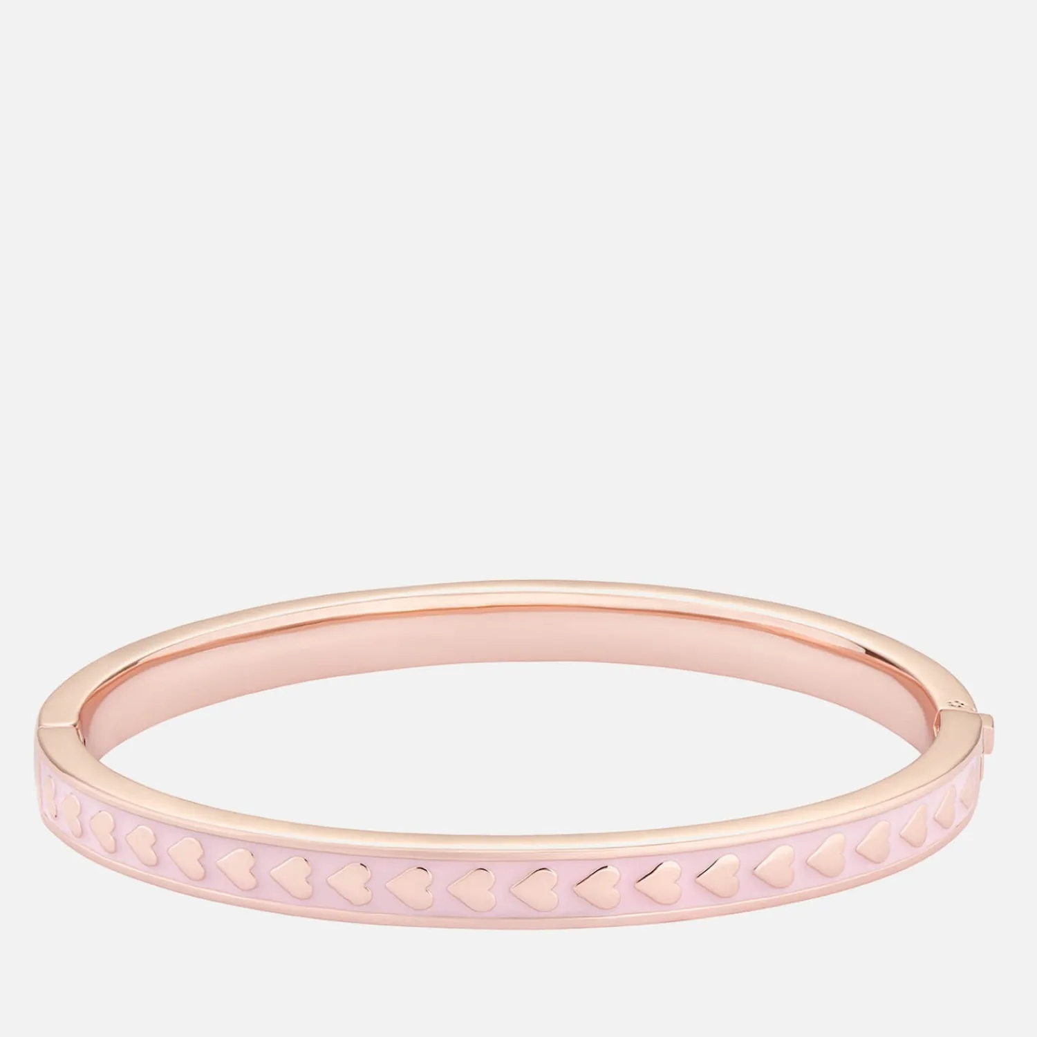 Bracelets & Bangles*Ted Baker Women's Elliee Enamel Heart Bangle - Rose Gold/Pink