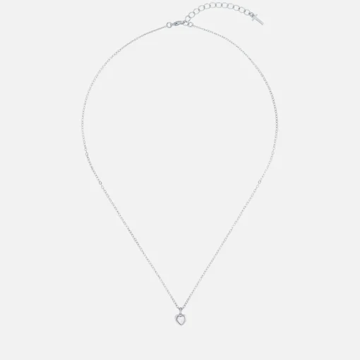 Necklaces*Ted Baker Women's Hannela Crystal Heart Pendant - Silver/Crystal